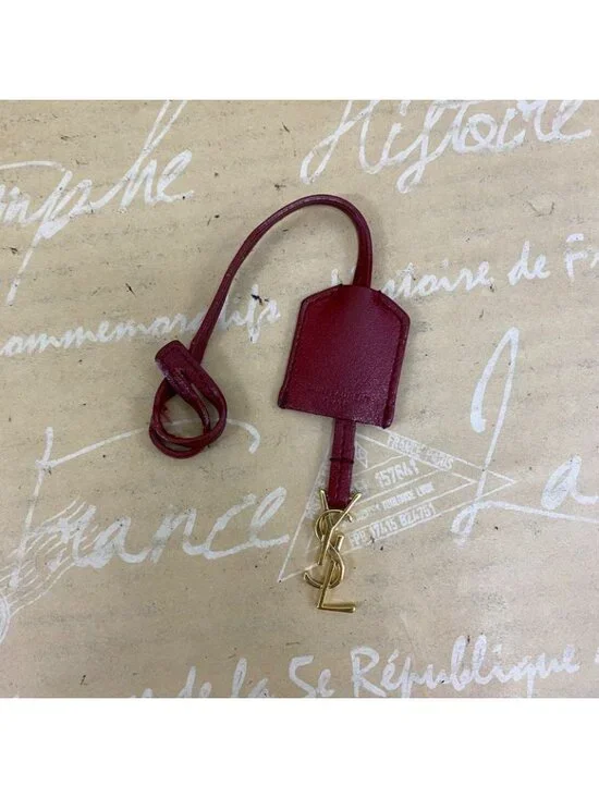 Saint Laurent Shopping Tote Shoulder Bag Red A3 Business Travel - Picture 13 of 16